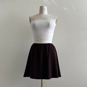 handmade brown mini skirt